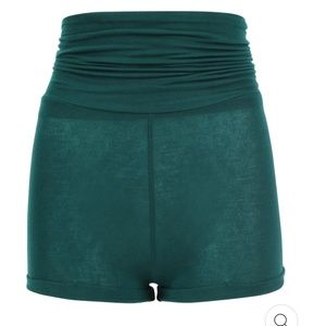 Laina Rauma ROLLED HEM DANCE SHORT // EVERGREEN
